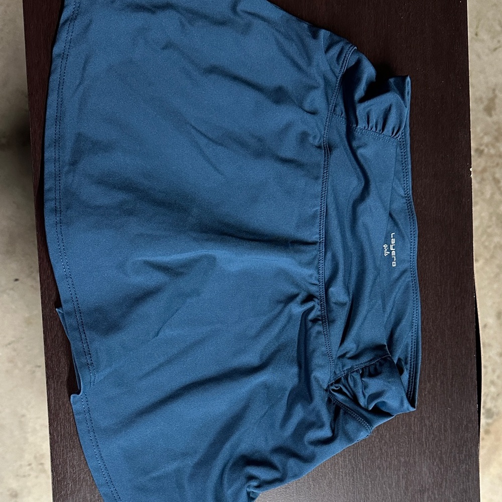 Blue Kids Skort
